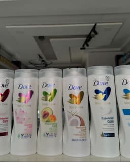 Dove body lotion